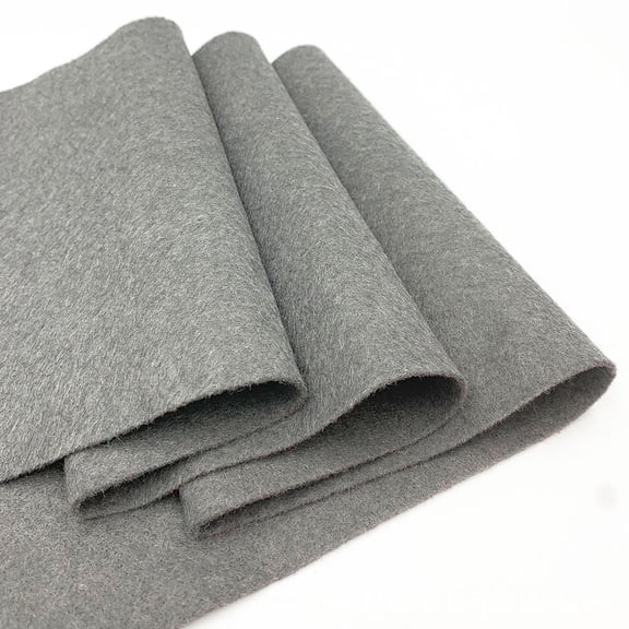 Firefly Hope 1Pcs Dark Grey Acrylic Craft Felt Fabric Sheet, 8 x 36 Inch 1.4mm Thick Soft Woven Felt for DIY Crafts, Sewing & Patchwork Projects