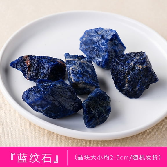 Firefly Hope 1kg Dark Blue Natural Lapis lazuli Raw Stones, 2-5cm Irregular Aromatherapy Diffuser Stones, Loose Healing Crystals Mineral Tumbled Chips for Home Decor & Fragrance DIY