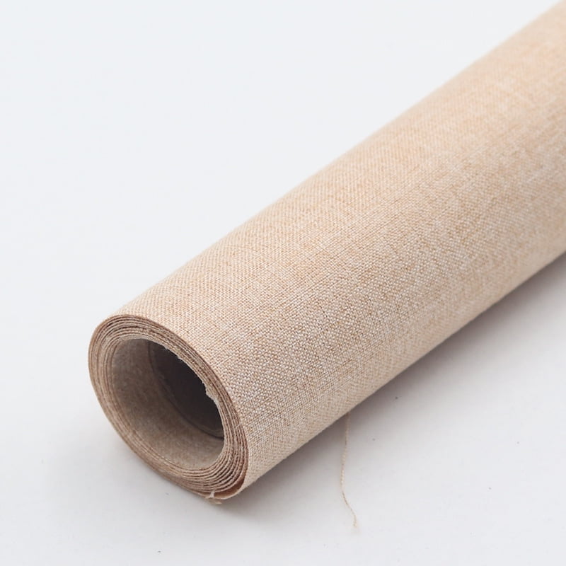 Firefly Hope 2 Pcs Self-Adhesive Fabric Repair Tape, 57*19.7in Patch for Shoes, Hand Bag, Sofa & Car Interior, Fine Linen Style, Beige