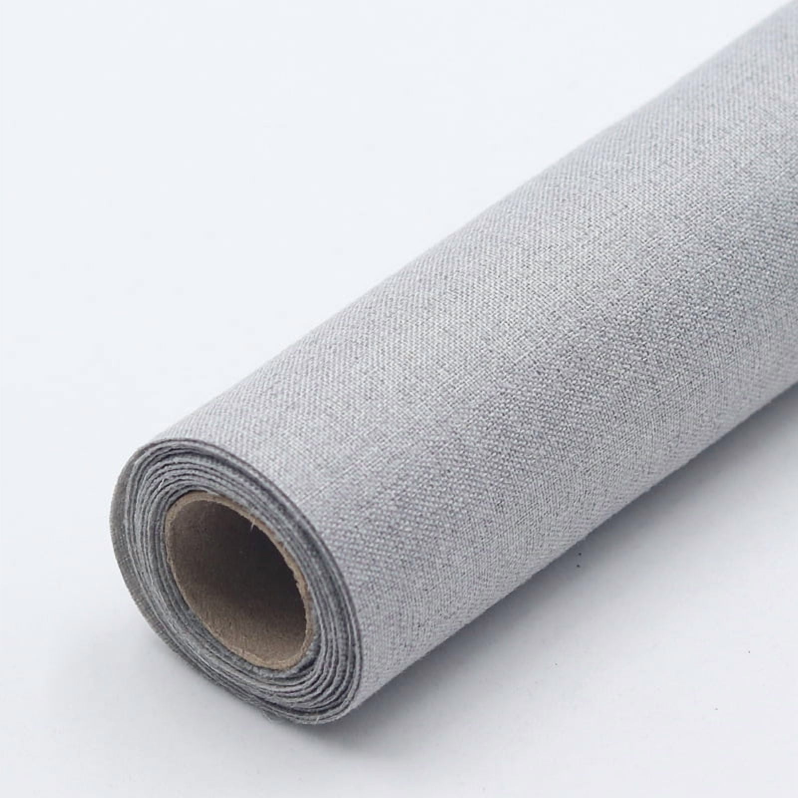 Firefly Hope 2 Pcs Self-Adhesive Fabric Repair Tape, 57*19.7in Patch for Shoes, Hand Bag, Sofa & Car Interior, Fine Linen Style, Light Grey