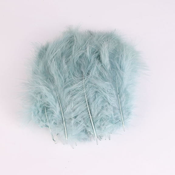 Firefly Hope 200Pcs 3.9-5.9 Inch Fluffy Feathers, Natural Craft Feathers for DIY Crafts, Wedding Party Decor, Floral & Holiday DecorationGrey Green