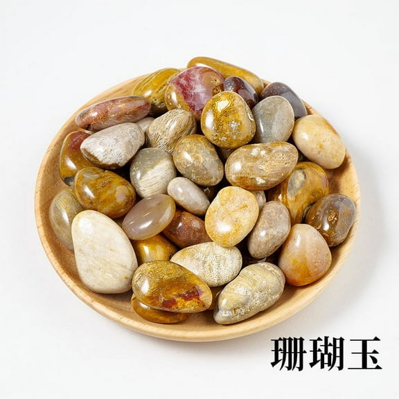 Firefly Hope 200g Natural Crystal Raw Stones 2-3cm, Large Polished Tumbled Rolling Stones, Aromatherapy Fragrance Diffuser Rocks for Home Decor & Ornamentation, A3