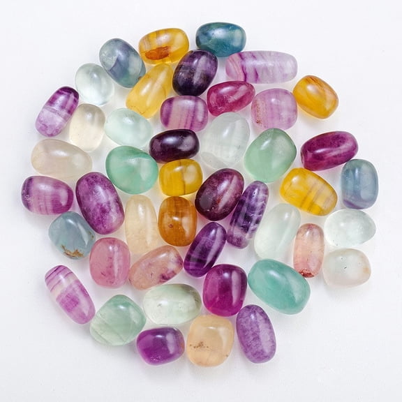 Firefly Hope 200g Natural Crystal Raw Stones 2-3cm, Large Polished Tumbled Rolling Stones, Aromatherapy Fragrance Diffuser Rocks for Home Decor & Ornamentation, A10