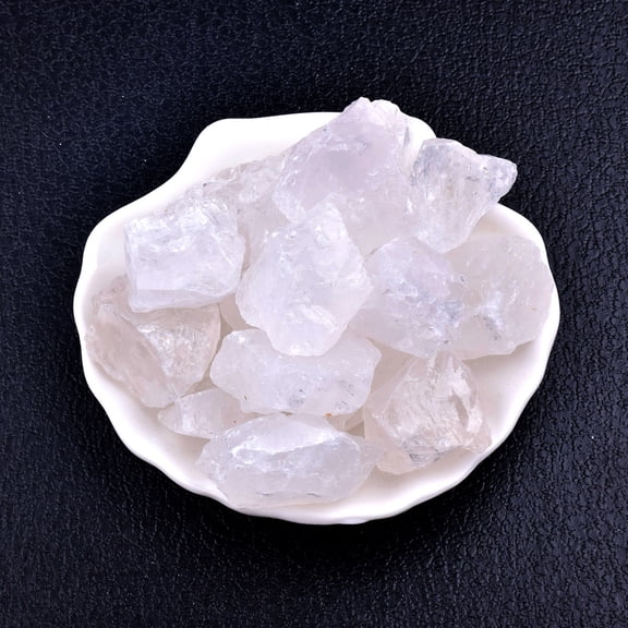 Firefly Hope 200g Rough Raw Natural Clear Quartz Gemstone, Multi-Use Crystal Rock for Lapidary, Jewelry Making, Wire Wrapping, Reiki Healing & Decoration, White Crystal