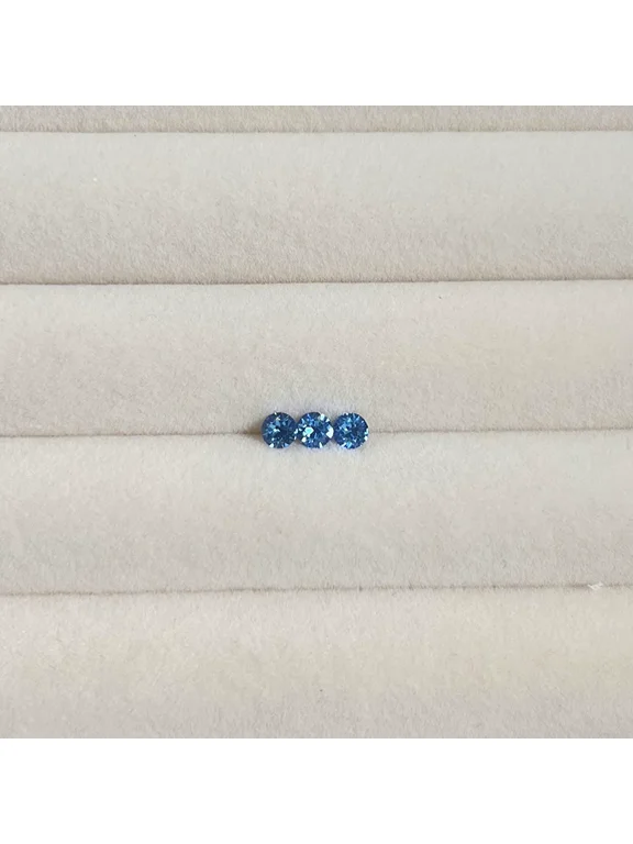 20G Threaded Flat Back EarringsHypoallergenic Flat Back Stud Earrings Surgical titanium steel Cubic Zirconia Tiny Earrings Cartilage Earring CZ Earrings 4mmBlue C