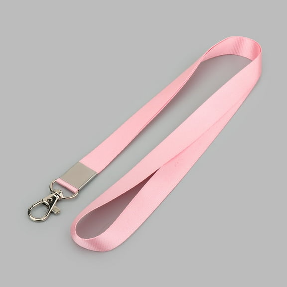 Firefly Hope 2PCS Neck Strap Lanyard Safety Metal Clip Badge Lanyard for Business Id Key Pink