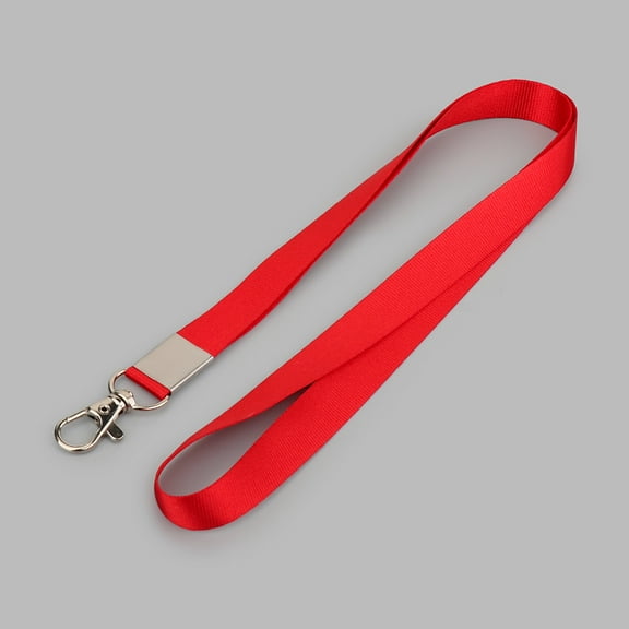 Firefly Hope 2PCS Neck Strap Lanyard Safety Metal Clip Badge Lanyard for Business Id Key Red