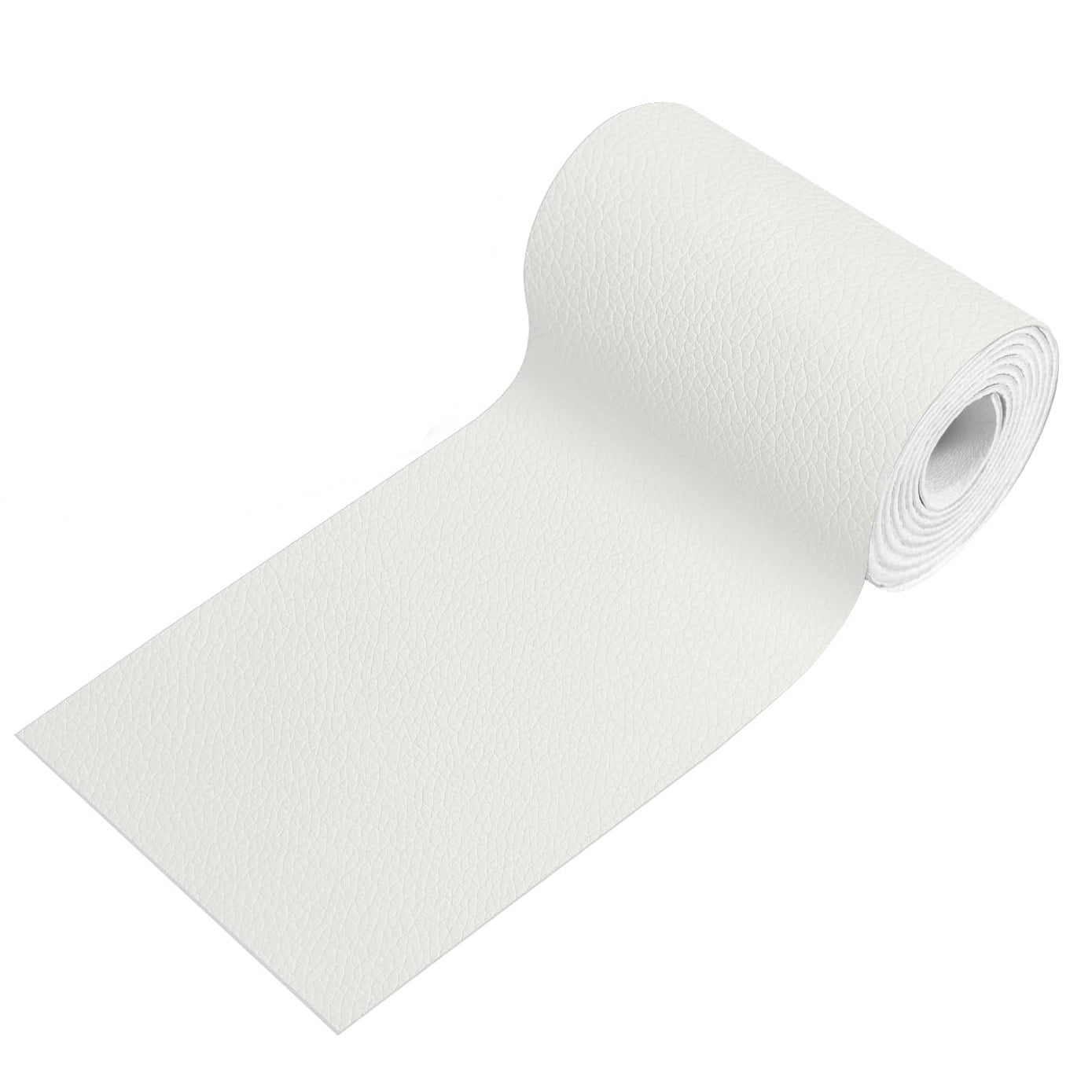 Firefly Hope 2Pcs Furniture Leather Repair Kit, 15.8"x63" Self-Adhesive Tape Patch, Ideal for Sofa Leather Repairs, White