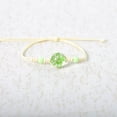 thumbnail image 1 of Firefly Hope 2Pcs Resin Flower Adjustable Bracelet, Handmade Cute Floral Jewelry Gift for Women,Green, 1 of 2