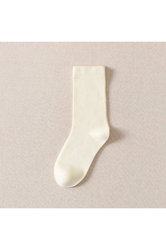 3 pairs of Women's Thin Cotton Crew Socks, Ultra-Soft, Breathable Above-Ankle Design, Ideal for Business, Casual & Active Use,Beige