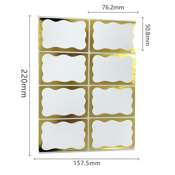 Firefly Hope 300 Pcs 2"x3" Removable Garage Sale Stickers, Yard Sale Price Tags with Writeable Pricing Space for Retail, Flea Market & Annual Community Sales, Golden A