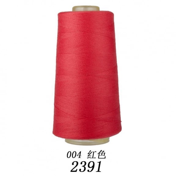 Firefly Hope 3000 Yards Red Polyester Sewing Thread, Smooth Durable All-Purpose Thread for Hand & Machine Sewing, Daily Household Sewing Supplies