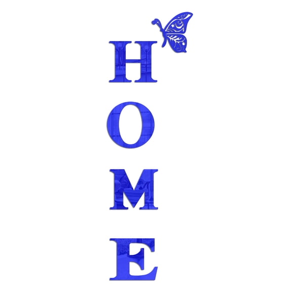 Firefly Hope 39.3" x 13.74" Blue Acrylic Mirror Finish Letter Wall Signs, Decorative Wall Stickers & Decals Ideal for Living Room, Bedroom & Home Wall Decor
