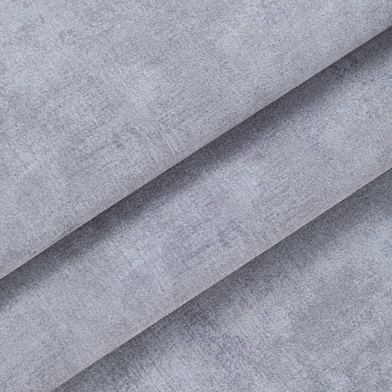 Firefly Hope 39.4"x47" Suede Upholstery Fabric, Soft Smooth Material for Sofa, Chairs, Pillows & Car Upholstery, Light Grey