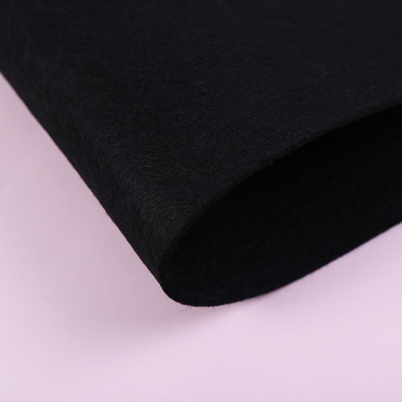 Firefly Hope 39.4x33 Inch Soft Woven Black Craft Felt, 1mm Thick Acrylic Fabric Sheets Ideal for Craftwork, Sewing Patches & DIY Art Making