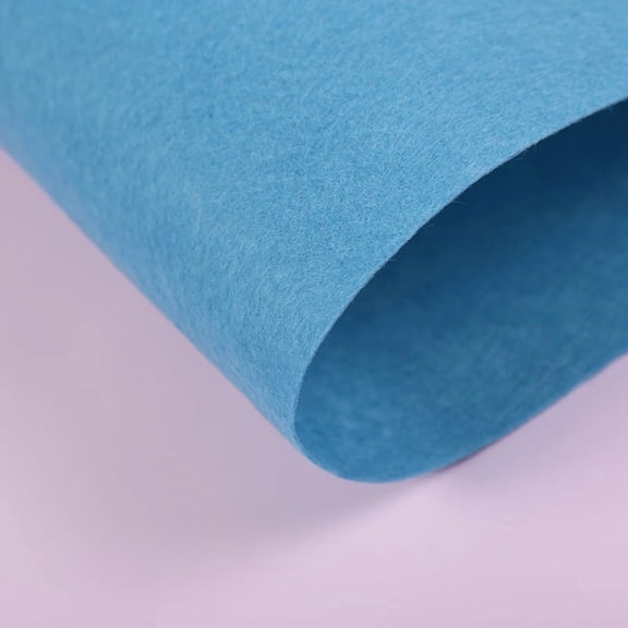 Firefly Hope 39.4x33 Inch Soft Woven Blue Craft Felt, 1mm Thick Acrylic Fabric Sheets Ideal for Craftwork, Sewing Patches & DIY Art Making