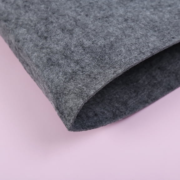 Firefly Hope 39.4x33 Inch Soft Woven Dark Grey Craft Felt, 1mm Thick Acrylic Fabric Sheets Ideal for Craftwork, Sewing Patches & DIY Art Making