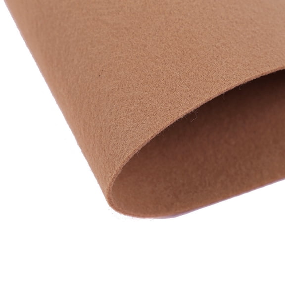 Firefly Hope 39.4x33 Inch Soft Woven Light Brown Craft Felt, 1mm Thick Acrylic Fabric Sheets Ideal for Craftwork, Sewing Patches & DIY Art Making
