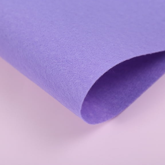 Firefly Hope 39.4x33 Inch Soft Woven Light Purple Craft Felt, 1mm Thick Acrylic Fabric Sheets Ideal for Craftwork, Sewing Patches & DIY Art Making