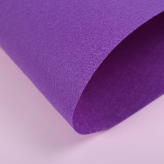 Firefly Hope 39.4x33 Inch Soft Woven Purple Craft Felt, 1mm Thick Acrylic Fabric Sheets Ideal for Craftwork, Sewing Patches & DIY Art Making