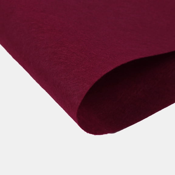 Firefly Hope 39.4x33 Inch Soft Woven Wine Red Craft Felt, 1mm Thick Acrylic Fabric Sheets Ideal for Craftwork, Sewing Patches & DIY Art Making