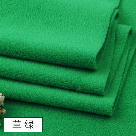 Firefly Hope 39.4x63 Inch Grass Green Anti-Pill Polar Fleece Fabric, Soft Warm Cozy Material for Blankets, Apparel, DIY Sewing, Pet Beds & Craft Projects