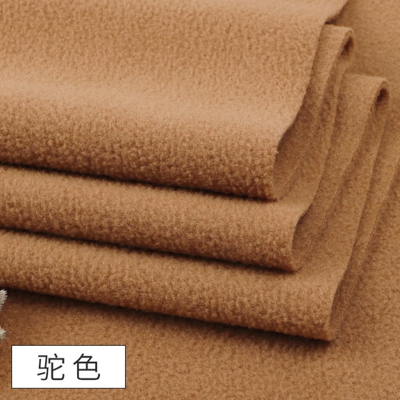 Firefly Hope 39.4x63 Inch Light Coffee Anti-Pill Polar Fleece Fabric, Soft Warm Cozy Material for Blankets, Apparel, DIY Sewing, Pet Beds & Craft Projects