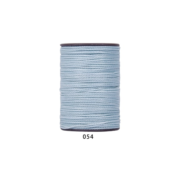 Firefly Hope 394 Ft 0.55mm Polyester Waxed Thread, Durable Stitching Thread for Leather Sewing, Bookbinding & Multi-Purpose DIY Craft Projects, Blue D