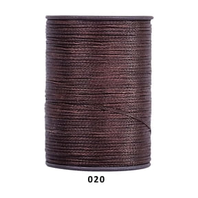 Firefly Hope 394 Ft 0.55mm Polyester Waxed Thread, Durable Stitching Thread for Leather Sewing, Bookbinding & Multi-Purpose DIY Craft Projects, Dark Brown