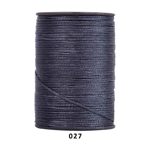 Firefly Hope 394 Ft 0.55mm Polyester Waxed Thread, Durable Stitching Thread for Leather Sewing, Bookbinding & Multi-Purpose DIY Craft Projects, Dark Grey