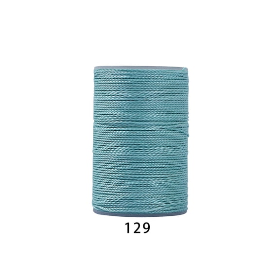 Firefly Hope 394 Ft 0.55mm Polyester Waxed Thread, Durable Stitching Thread for Leather Sewing, Bookbinding & Multi-Purpose DIY Craft Projects, Lake Green
