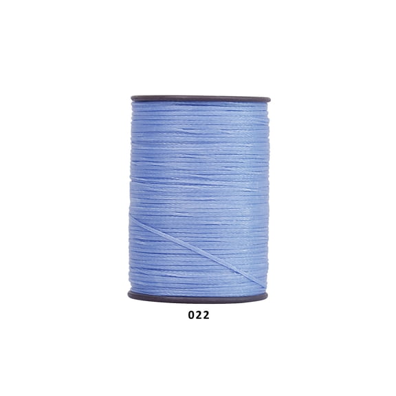 Firefly Hope 394 Ft 0.55mm Polyester Waxed Thread, Durable Stitching Thread for Leather Sewing, Bookbinding & Multi-Purpose DIY Craft Projects, Light Blue