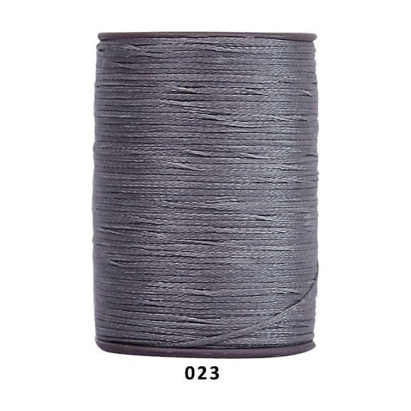Firefly Hope 394 Ft 0.55mm Polyester Waxed Thread, Durable Stitching Thread for Leather Sewing, Bookbinding & Multi-Purpose DIY Craft Projects, Light Grey