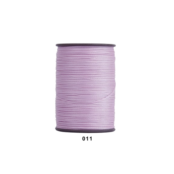 Firefly Hope 394 Ft 0.55mm Polyester Waxed Thread, Durable Stitching Thread for Leather Sewing, Bookbinding & Multi-Purpose DIY Craft Projects, Light Purple