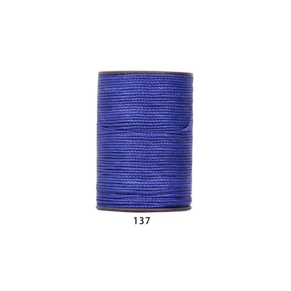 Firefly Hope 394 Ft 0.55mm Polyester Waxed Thread, Durable Stitching Thread for Leather Sewing, Bookbinding & Multi-Purpose DIY Craft Projects, Navy Blue