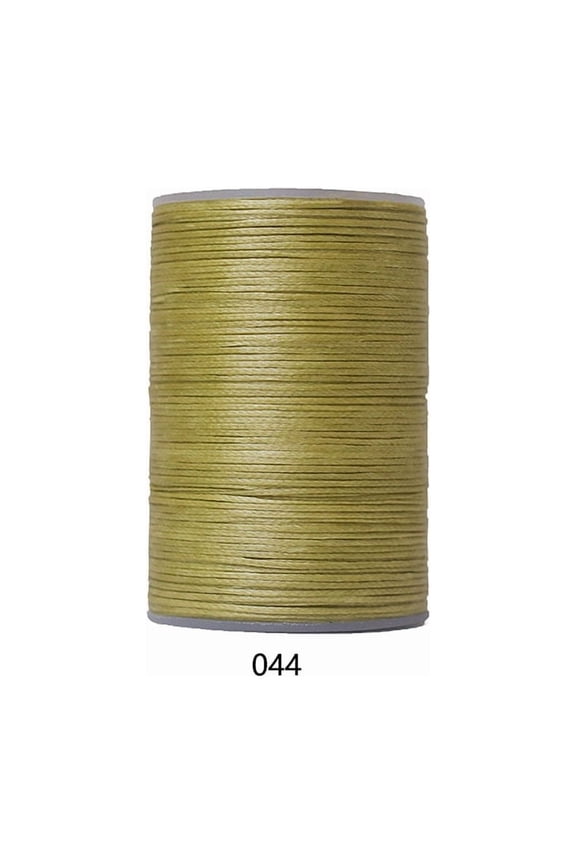 394 Ft 0.55mm Polyester Waxed Thread, Durable Stitching Thread for Leather Sewing, Bookbinding & Multi-Purpose DIY Craft Projects, Olive Green