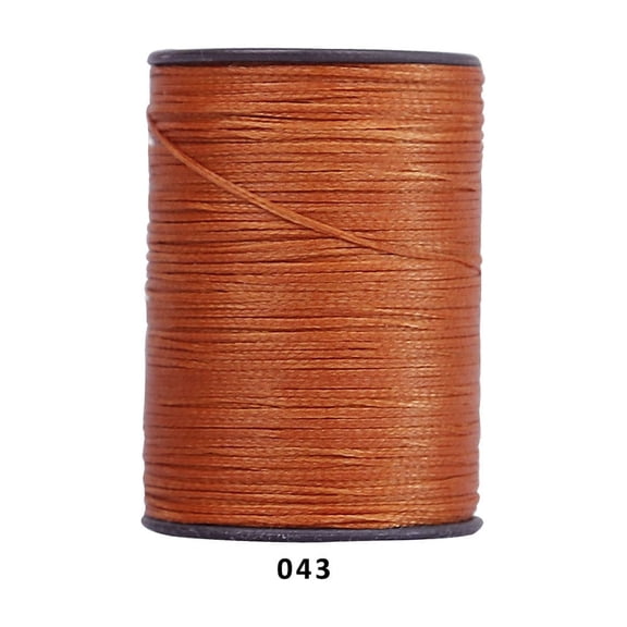 Firefly Hope 394 Ft 0.55mm Polyester Waxed Thread, Durable Stitching Thread for Leather Sewing, Bookbinding & Multi-Purpose DIY Craft Projects, Orange Red