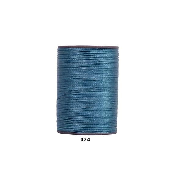 Firefly Hope 394 Ft 0.55mm Polyester Waxed Thread, Durable Stitching Thread for Leather Sewing, Bookbinding & Multi-Purpose DIY Craft Projects, Peacock Green