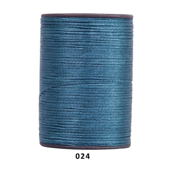 Firefly Hope 394 Ft 0.55mm Polyester Waxed Thread, Durable Stitching Thread for Leather Sewing, Bookbinding & Multi-Purpose DIY Craft Projects, Peacock Green