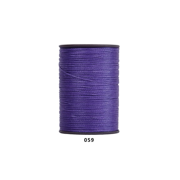 Firefly Hope 394 Ft 0.55mm Polyester Waxed Thread, Durable Stitching Thread for Leather Sewing, Bookbinding & Multi-Purpose DIY Craft Projects, Purple B