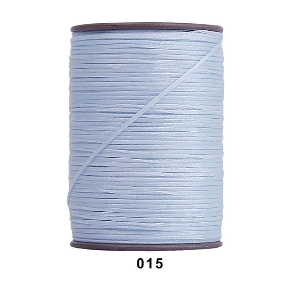 Firefly Hope 394 Ft 0.55mm Polyester Waxed Thread, Durable Stitching Thread for Leather Sewing, Bookbinding & Multi-Purpose DIY Craft Projects, Sky Blue