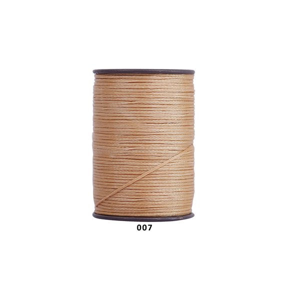Firefly Hope 394 Ft 0.55mm Polyester Waxed Thread, Durable Stitching Thread for Leather Sewing, Bookbinding & Multi-Purpose DIY Craft Projects, Champ
