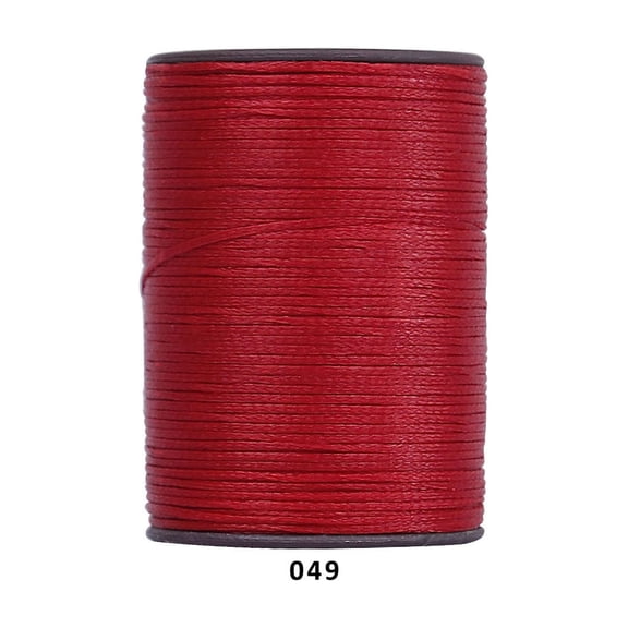 Firefly Hope 394 Ft 0.55mm Polyester Waxed Thread, Durable Stitching Thread for Leather Sewing, Bookbinding & Multi-Purpose DIY Craft Projects, Red