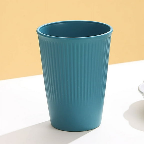 Firefly Hope 4-Piece Unbreakable Wheat Straw Cups ,Reusable Plastic Drinking Cups, Water Glasses for Kitchen, Camping & PartiesDark Green