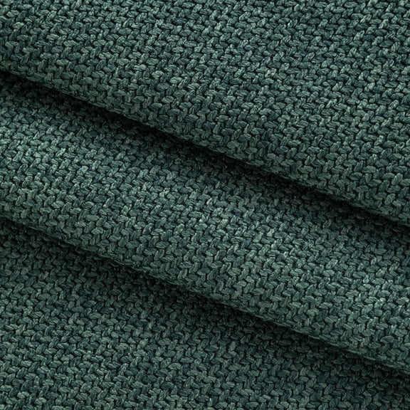 Firefly Hope 40"57" Coarse Textured Thickened Linen Fabric, Breathable Durable Multi-Purpose Material for Home Furniture Upholstery & Handmade DIY Projects, Dark Green