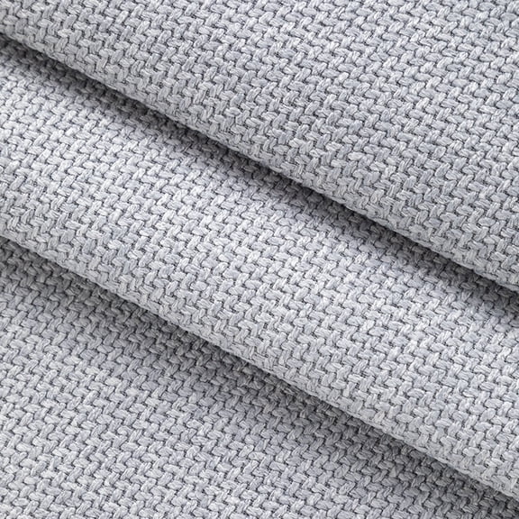 Firefly Hope 40"57" Coarse Textured Thickened Linen Fabric, Breathable Durable Multi-Purpose Material for Home Furniture Upholstery & Handmade DIY Projects, Light Grey