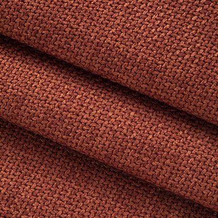 Firefly Hope 40"×57" Coarse Textured Thickened Linen Fabric, Breathable Durable Multi-Purpose Material for Home Furniture Upholstery & Handmade DIY Projects, Red-Brown