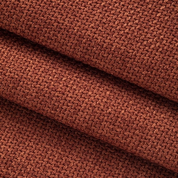 Firefly Hope 40"×57" Coarse Textured Thickened Linen Fabric, Breathable Durable Multi-Purpose Material for Home Furniture Upholstery & Handmade DIY Projects, Red-Brown
