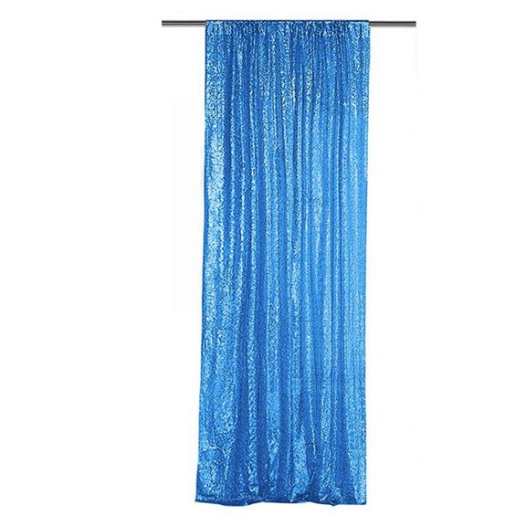 Firefly Hope 47.2"W x 118.1"H Shimmering Lake Blue Sequin Backdrop 1 Pack, Sparkling Photo Background Drapes Ideal for Christmas Party, Wedding, Baby Shower & Event Stage Decoration