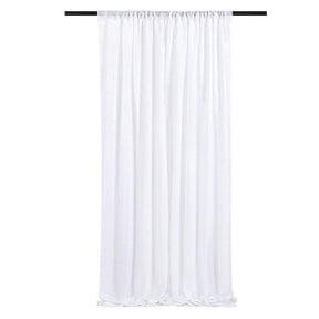 Firefly Hope 47.2"W x 118.1"H Shimmering White Sequin Backdrop 1 Pack, Sparkling Photo Background Drapes Ideal for Christmas Party, Wedding, Baby Shower & Event Stage Decoration
